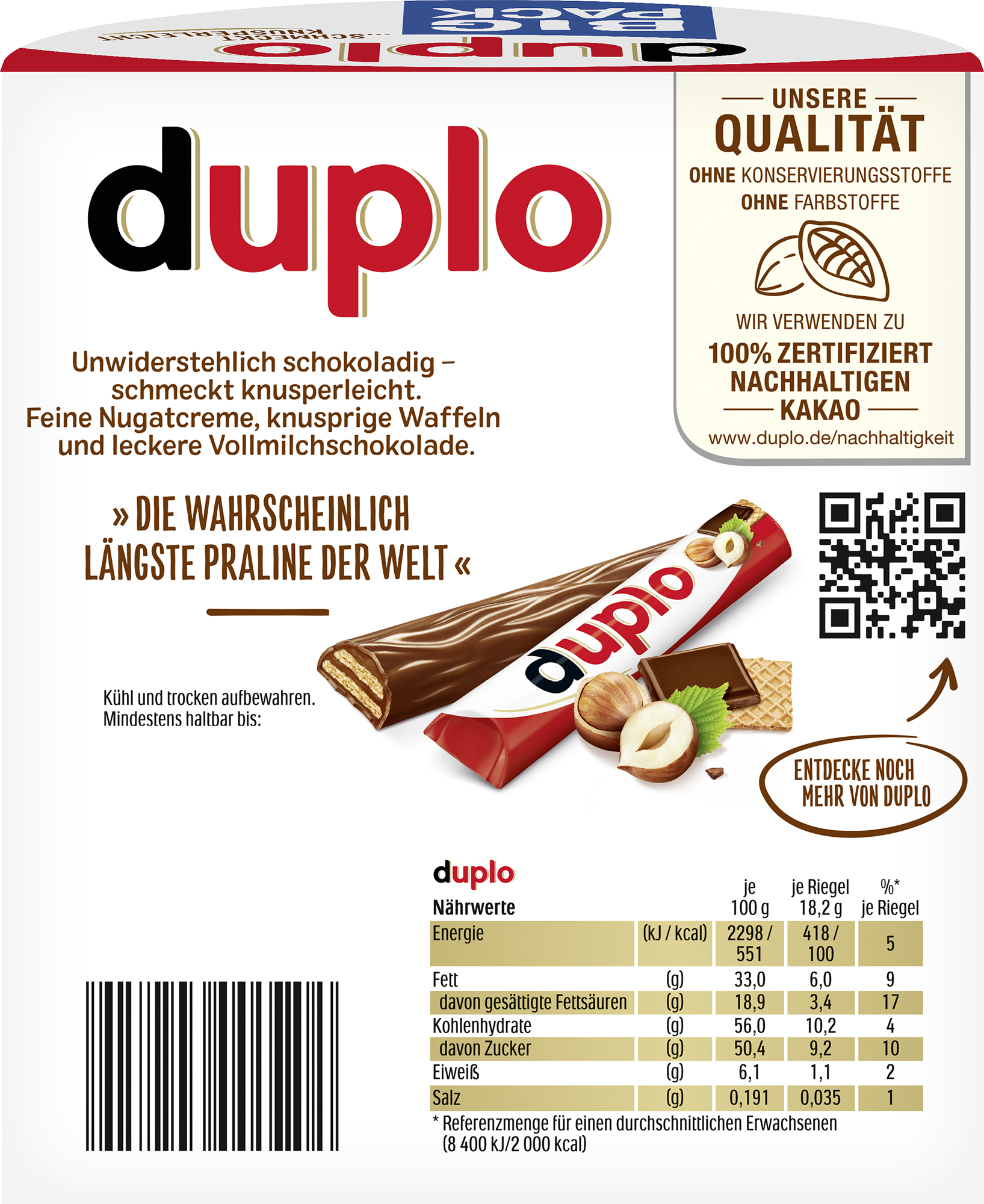Ferrero Duplo 18er