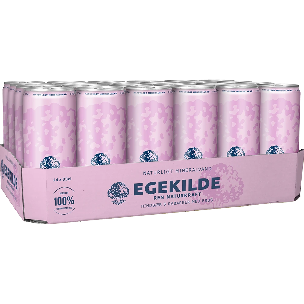 Egekilde Hindbær Rabarber 24x0,33L DS. zzgl. DPG Pfand