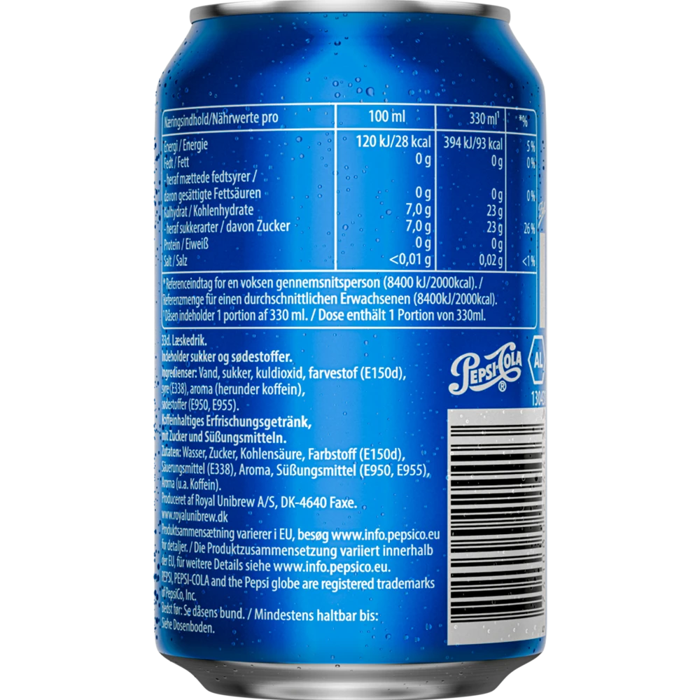 Pepsi Cola TRAY 24x0,33L DS. zzgl. DPG Pfand