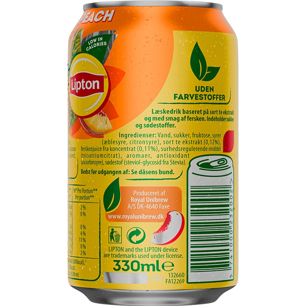 Lipton Peach Ice Tea 24x0,33L DS. zzgl. DPG Pfand