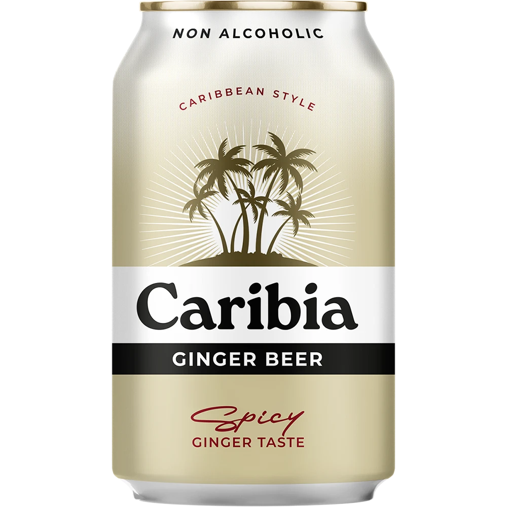 Caribia Ginger Taste 12x0,33L DS. zzgl. DPG Pfand