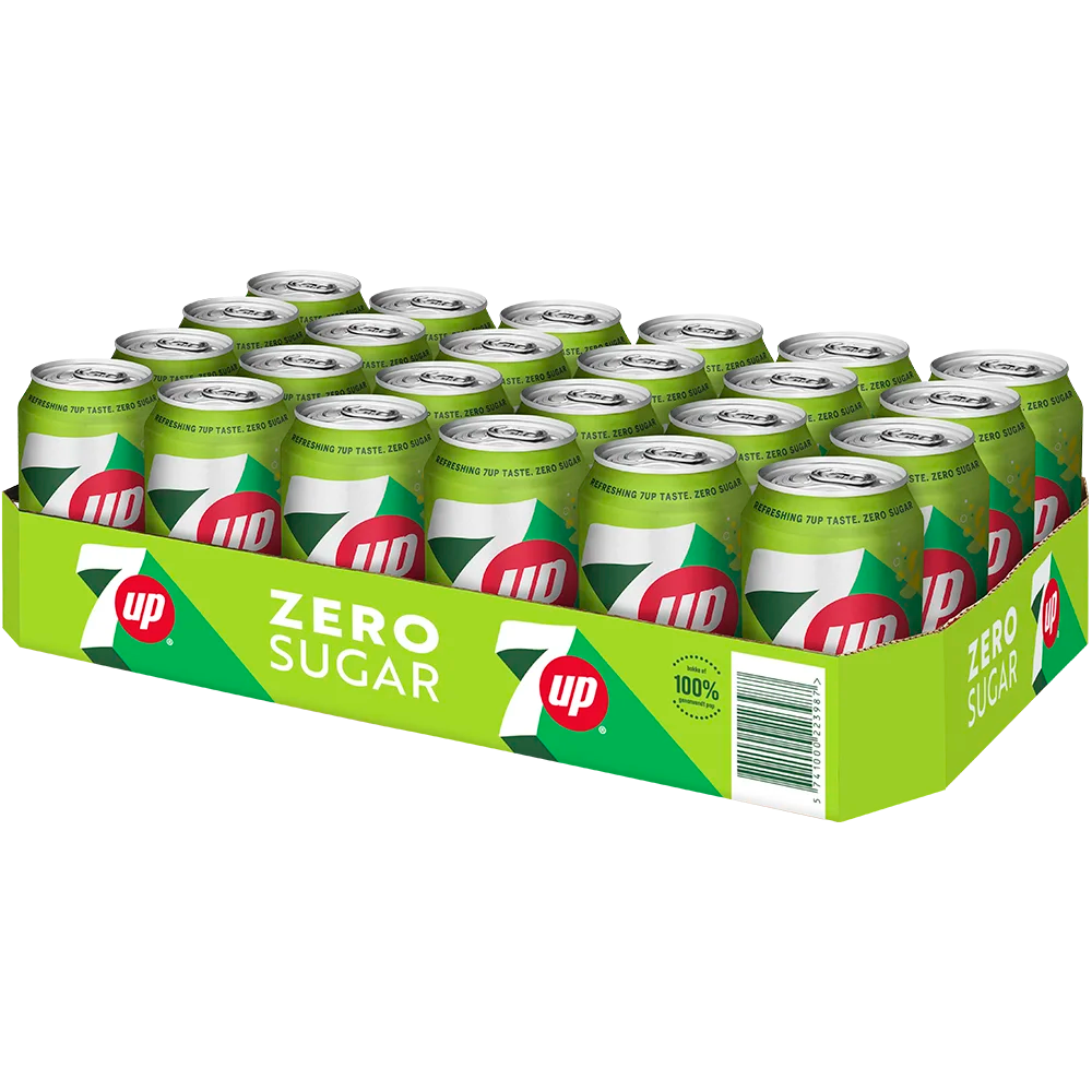 Seven-Up Zero Sugar 24x0,33L DS. zzgl. DPG Pfand