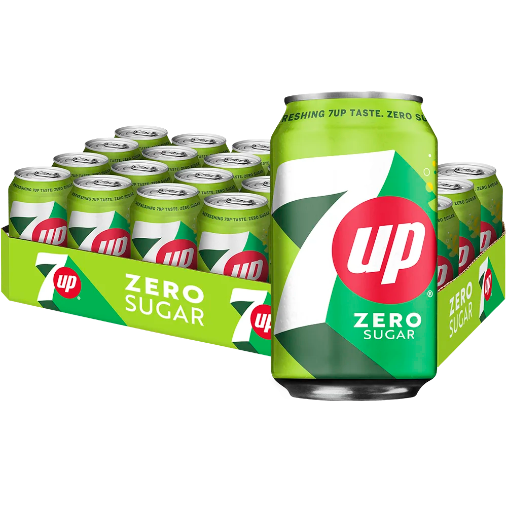 Seven-Up Zero Sugar 24x0,33L DS. zzgl. DPG Pfand