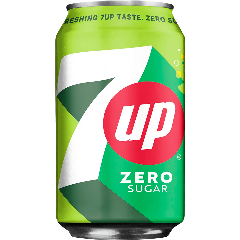 Seven-Up Zero Sugar 24x0,33L DS. zzgl. DPG Pfand