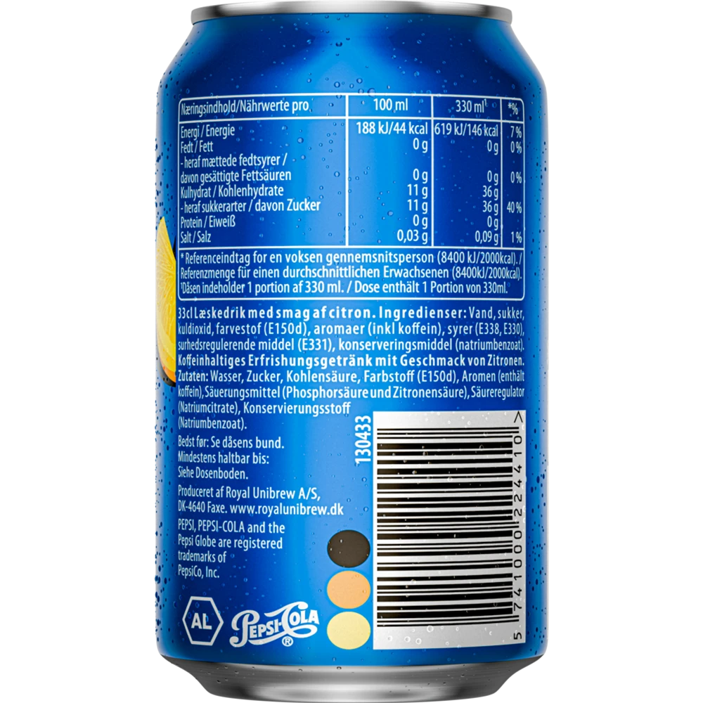 Pepsi Twist Lemon 24x0,33 L DS. zzgl. DPG Pfand
