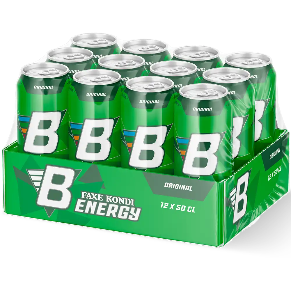Faxe Kondi Energy Original 12x0,5L DS. zzgl. DPG Pfand