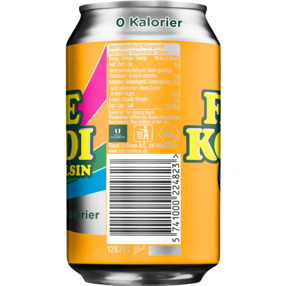 Faxe Kondi Appelsin Free 24x0,33L DS. zzgl. DPG Pfand