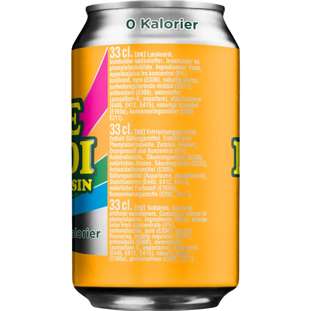 Faxe Kondi Appelsin Free 24x0,33L DS. zzgl. DPG Pfand