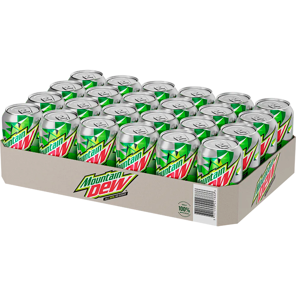 Mountain Dew Zero Sugar 24x0,33L DS. zzgl. DPG Pfand