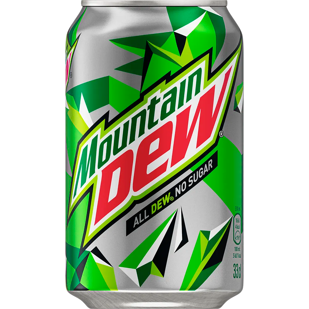 Mountain Dew Zero Sugar 24x0,33L DS. zzgl. DPG Pfand