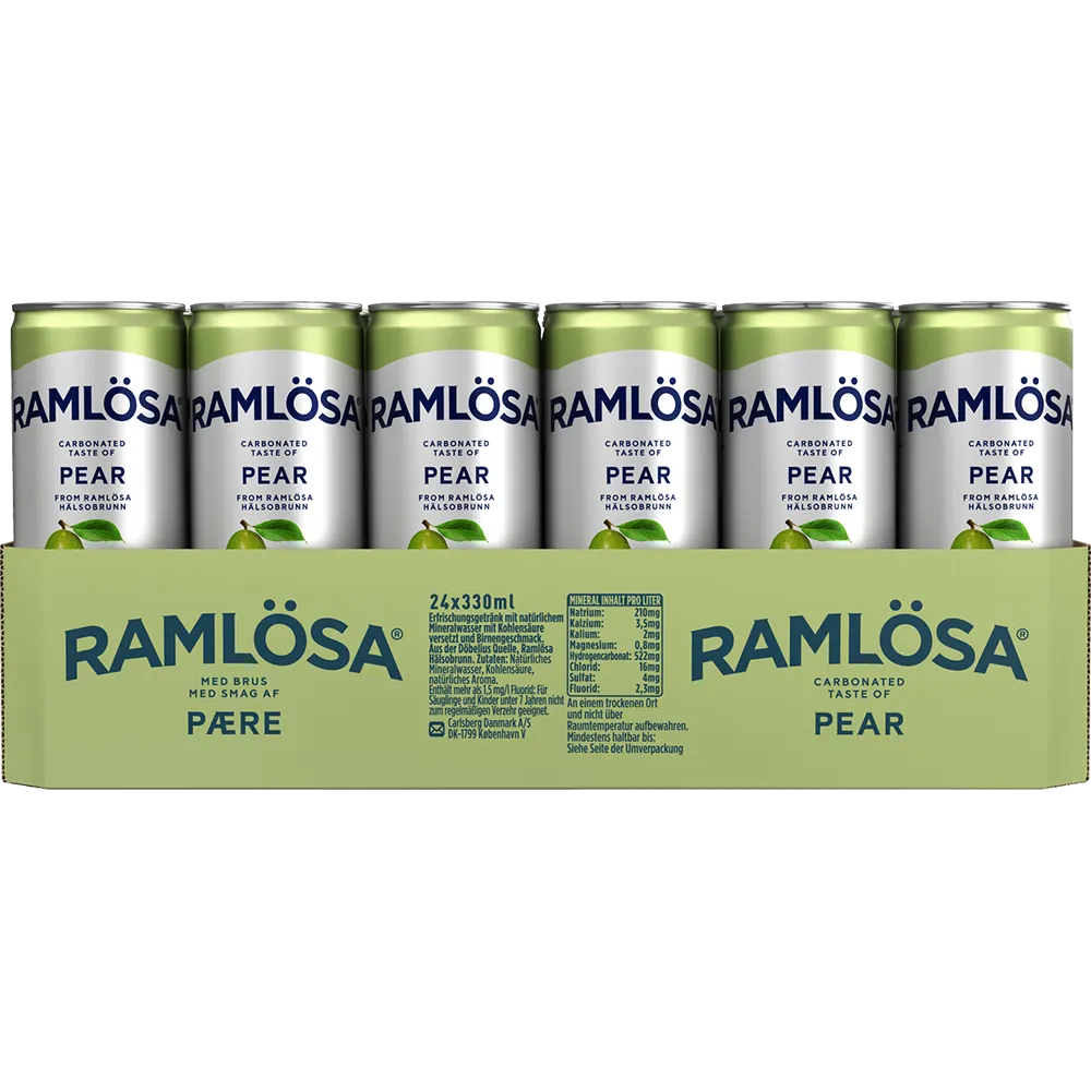 Ramlösa Pear 24x0,33 DS. zzgl. DPG Pfand