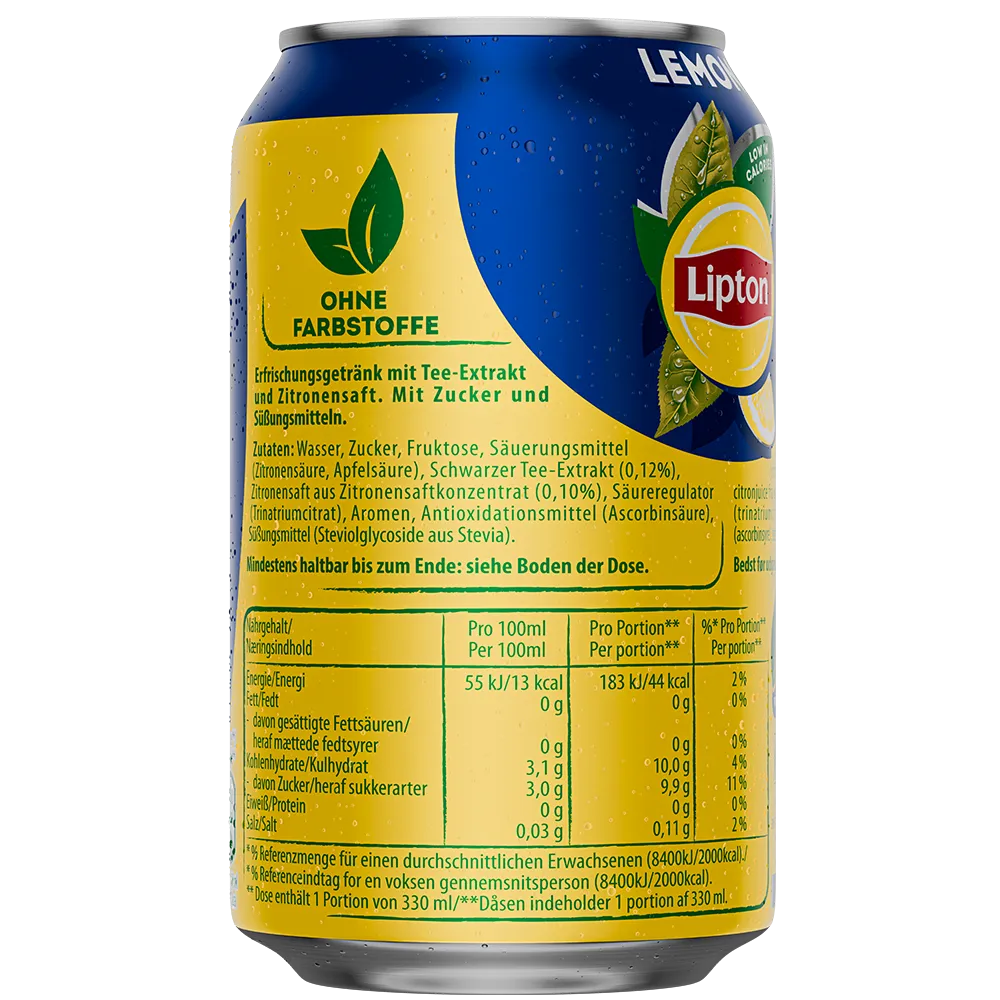 Lipton Lemon Ice Tea 24x0,33L DS. zzgl. DPG Pfand