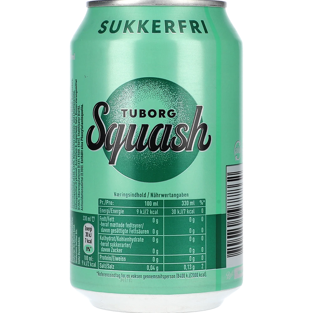 Tuborg Squash Sport Zuckerfrei 24x0,33 DS. zzgl. DPG Pfand