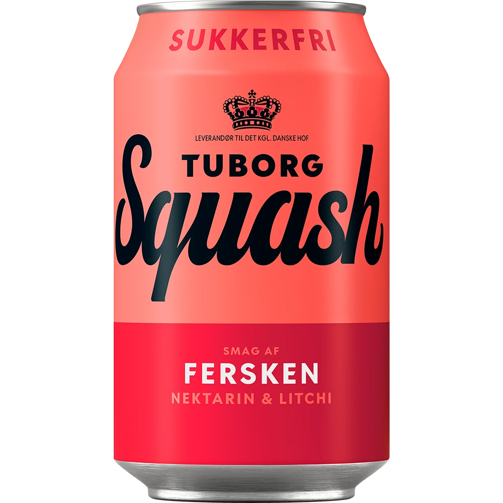 Tuborg Squash Fersken Zuckerfrei 24x0,33 DS. zzgl. DPG Pfand