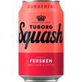 Tuborg Squash Fersken Zuckerfrei 24x0,33 DS. zzgl. DPG Pfand
