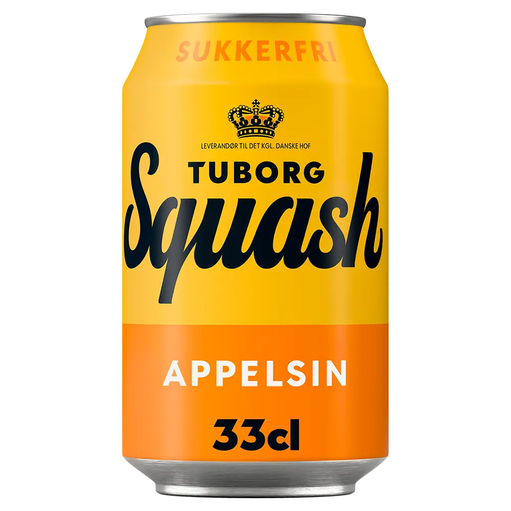 Tuborg Squash Appelsin Zuckerfrei 24x0,33 DS. zzgl. DPG Pfand