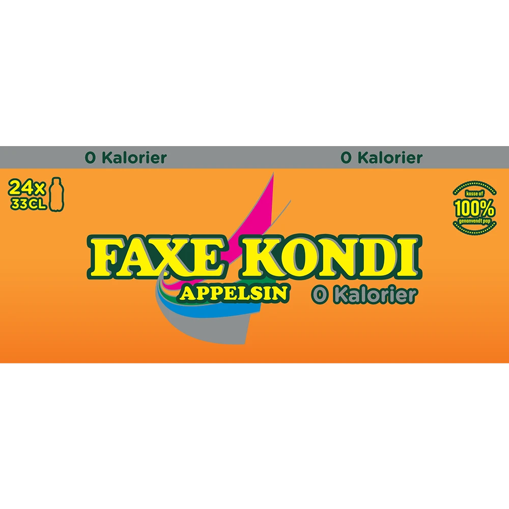 Faxe Kondi Appelsin 0 kalorier PACK 24x0,33L PET zzgl. DPG Pfand