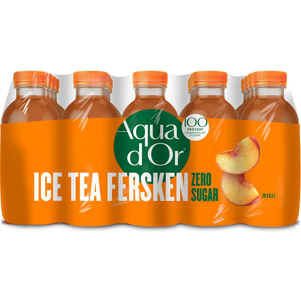 Aqua d'Or Ice Tea Fersken Pack 20x0,3L PET zzgl. DPG Pfand