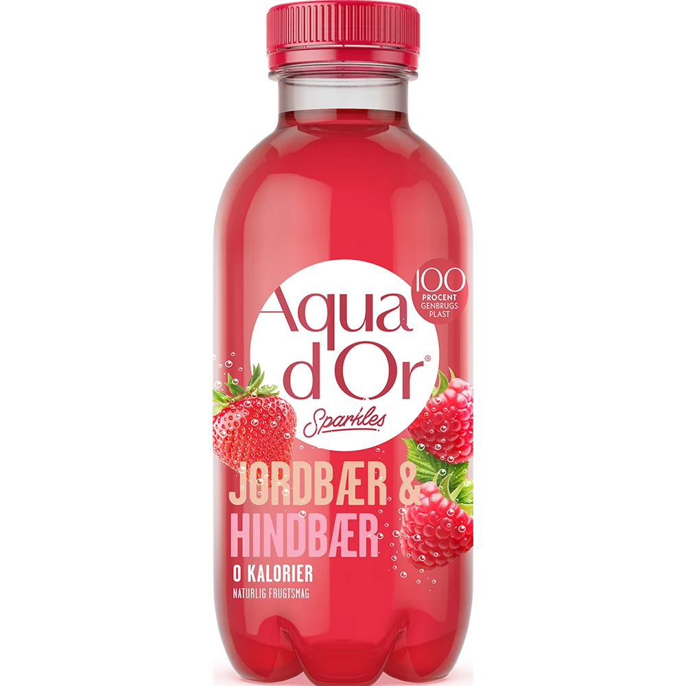 Aqua d'Or Sparkles Jordbær & Hindbær Pack 20x0,3L PET zzgl. DPG Pfand
