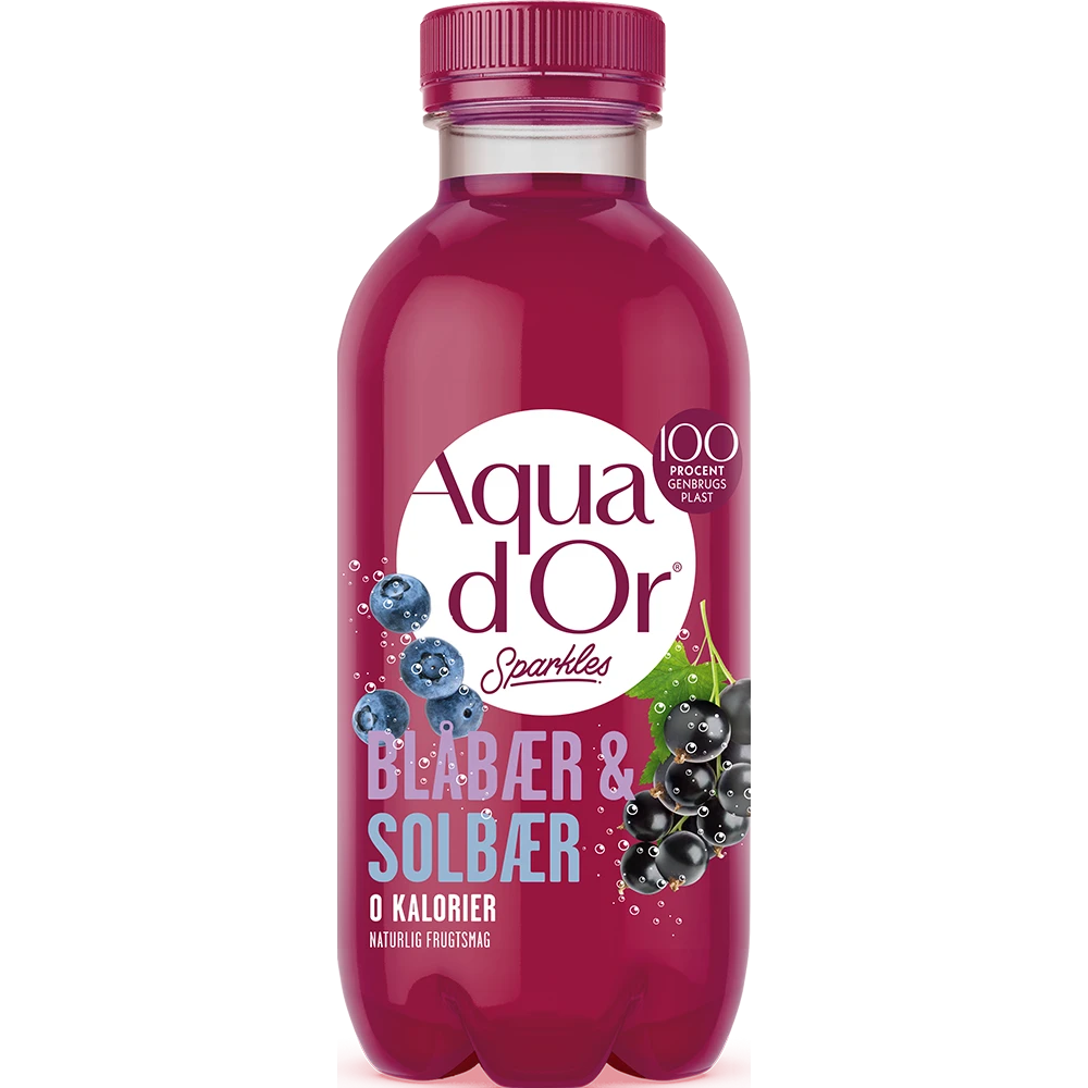 Aqua d'Or Sparkles Blåbær & Solbær Pack 20x0,3L PET zzgl. DPG Pfand