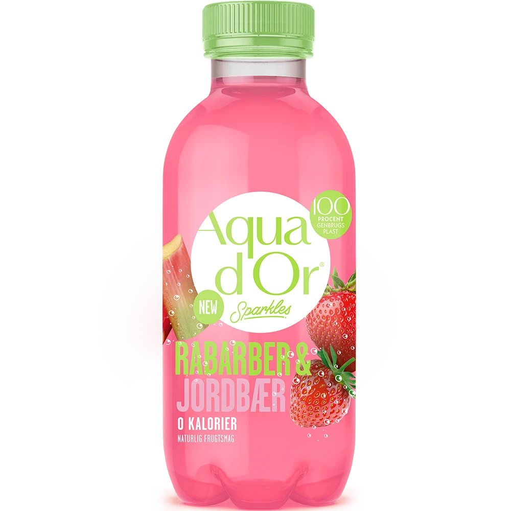 Aqua d'Or Sparkles Rabarber & Jordbær Pack 20x0,3L PET zzgl. DPG Pfand
