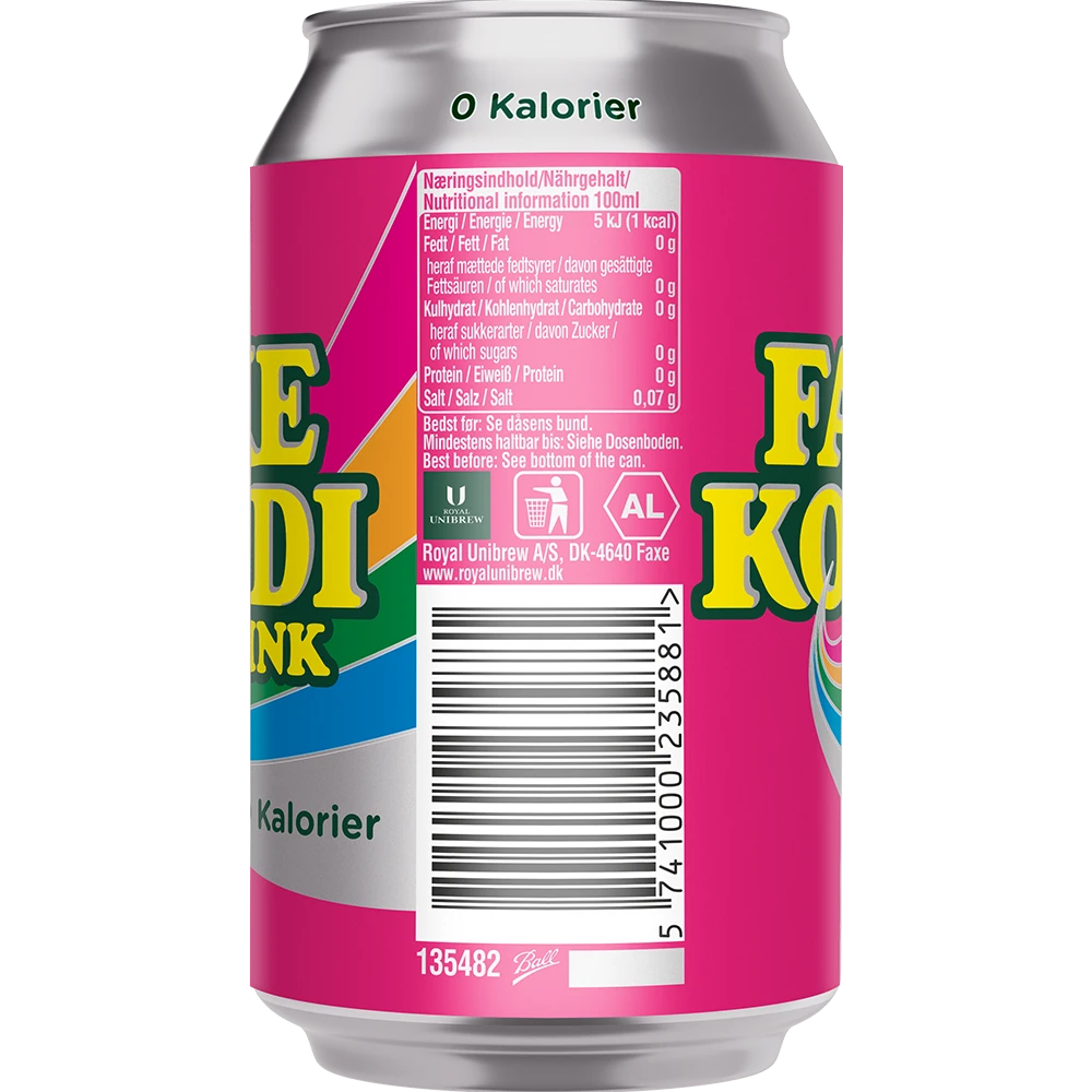 Faxe Kondi Pink 0 Kalorier 24x0,33L DS zzgl. DPG Pfand