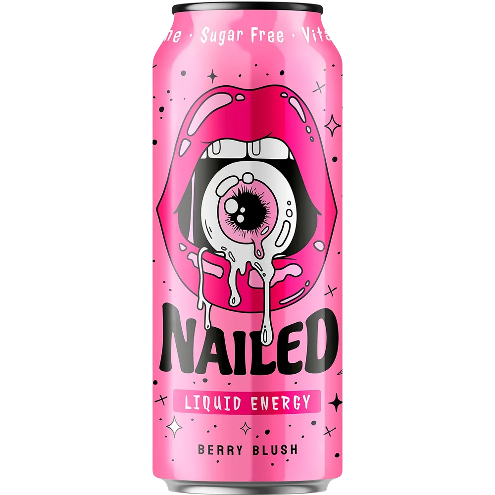 Nailed Liquid Energy Berry Blush Sugar Free 12x0,5L DS. zzgl. DPG Pfand