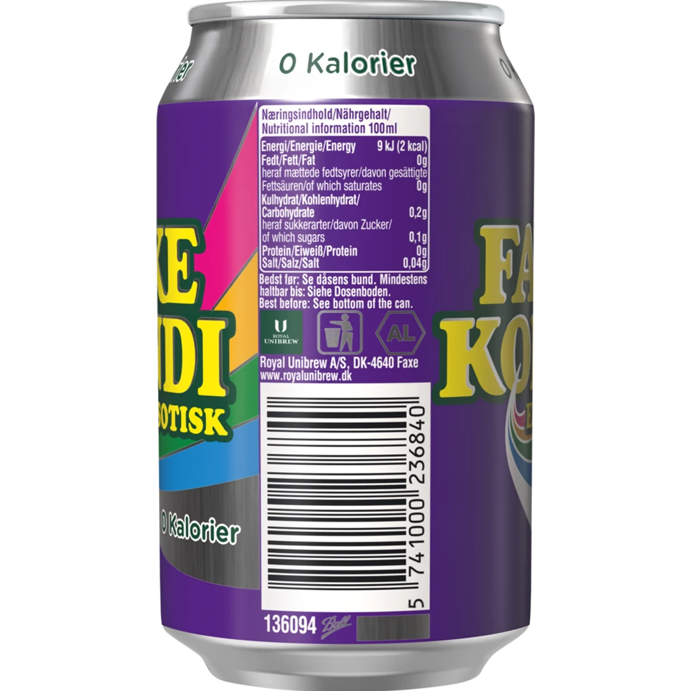 Faxe Kondi Eksotisk 0 kalorier 18x0,33L DS. zzgl. DPG Pfand
