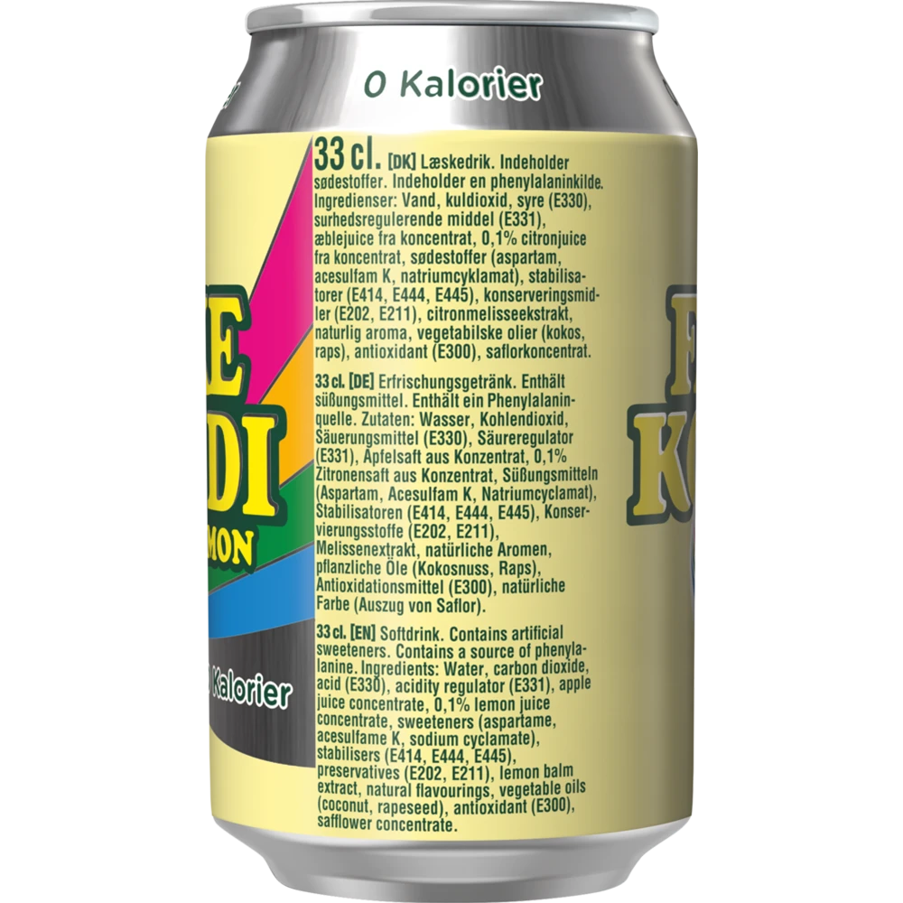 Faxe Kondi Lemon 0 kalorier 18x0,33L DS. zzgl. DPG Pfand
