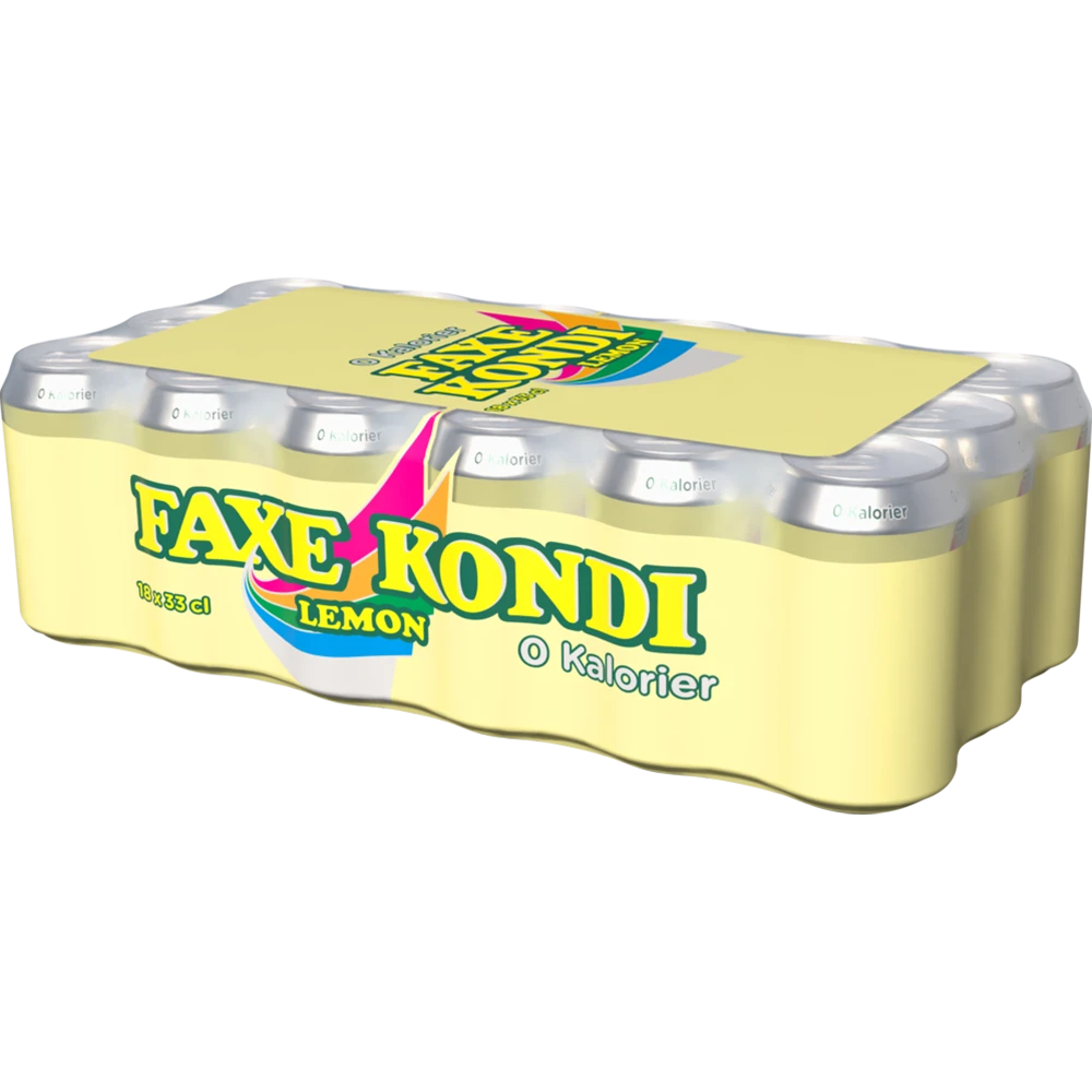 Faxe Kondi Lemon 0 kalorier 18x0,33L DS. zzgl. DPG Pfand