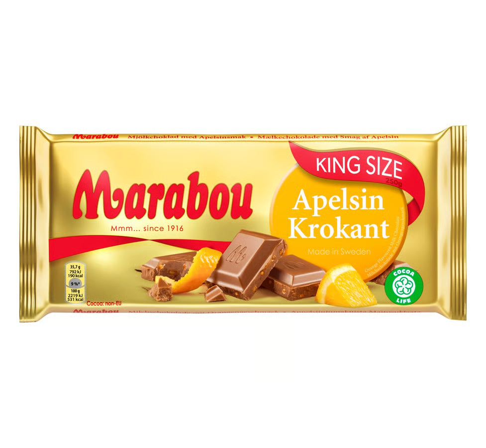 Marabou Apelsin Krokant