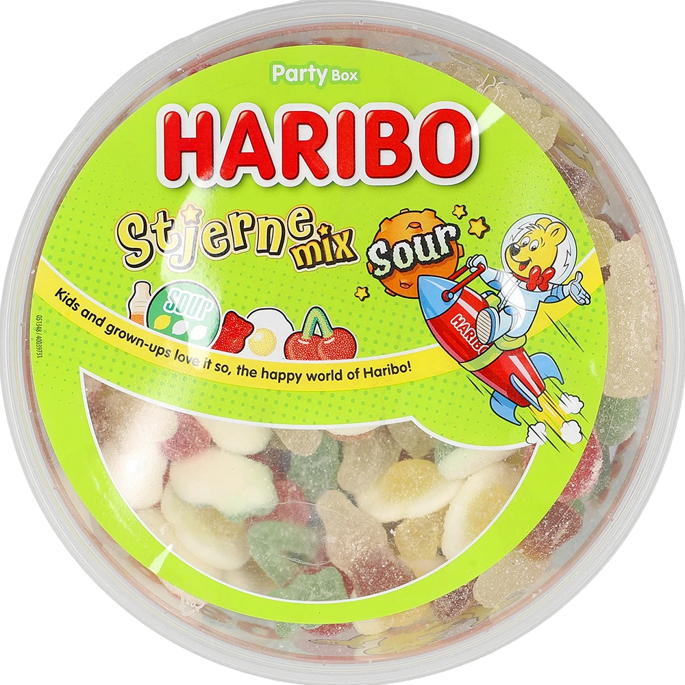 Haribo DK Stjerne Mix Sour
