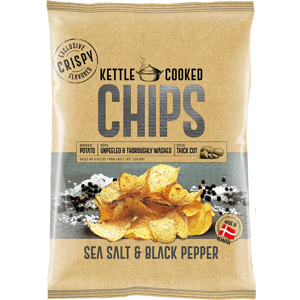 Kettle Chips Sea Salt & Black Pepper