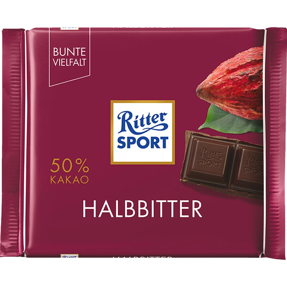 Ritter Sport BV Halbbitter 50%