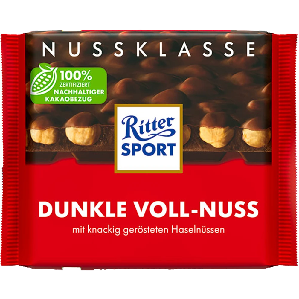 Ritter Sport NK Dunkle Voll-Nuss