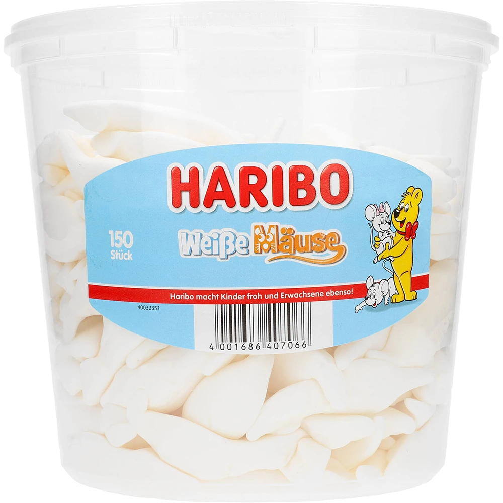 Haribo DE Weiße Mäuse
