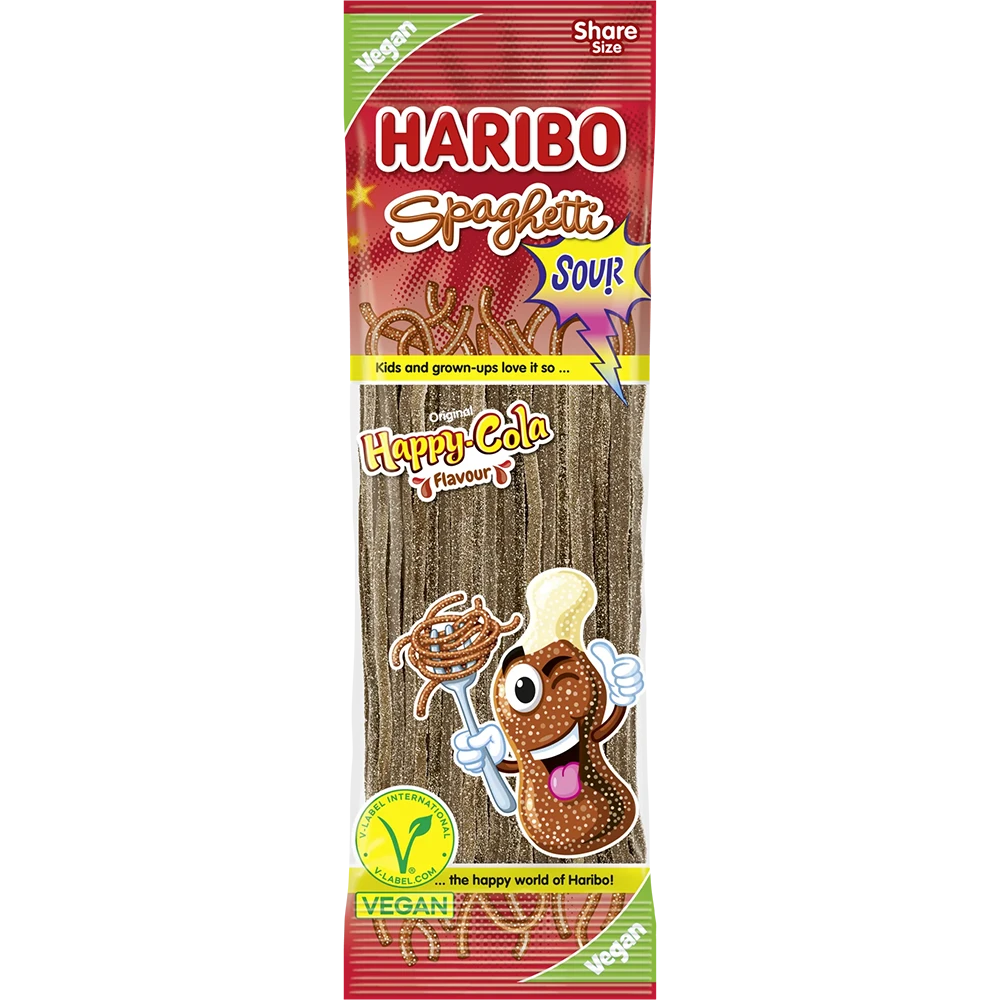 Haribo DE Spaghetti Cola Vegan