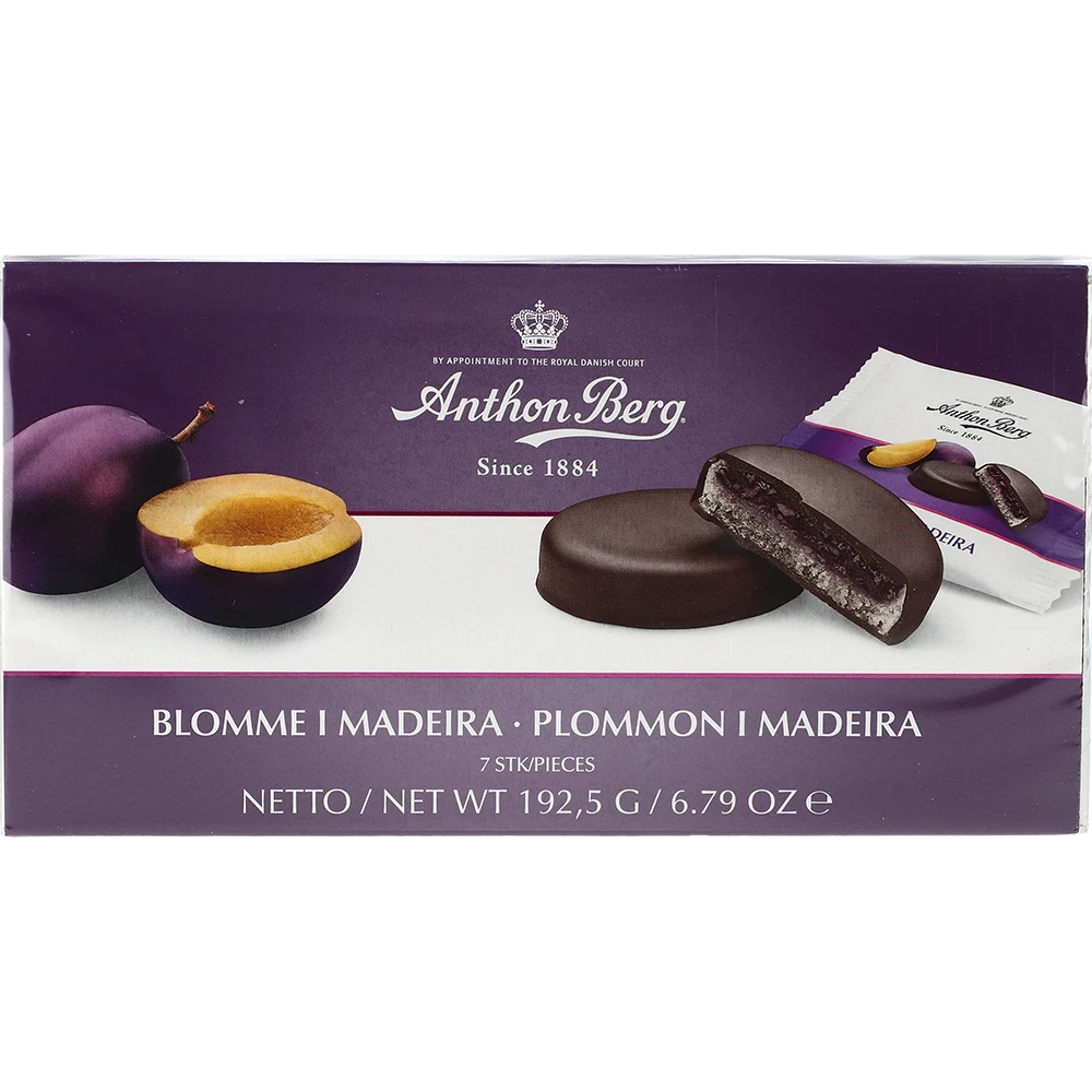 Anthon Berg Tærter Blomme i Madeira