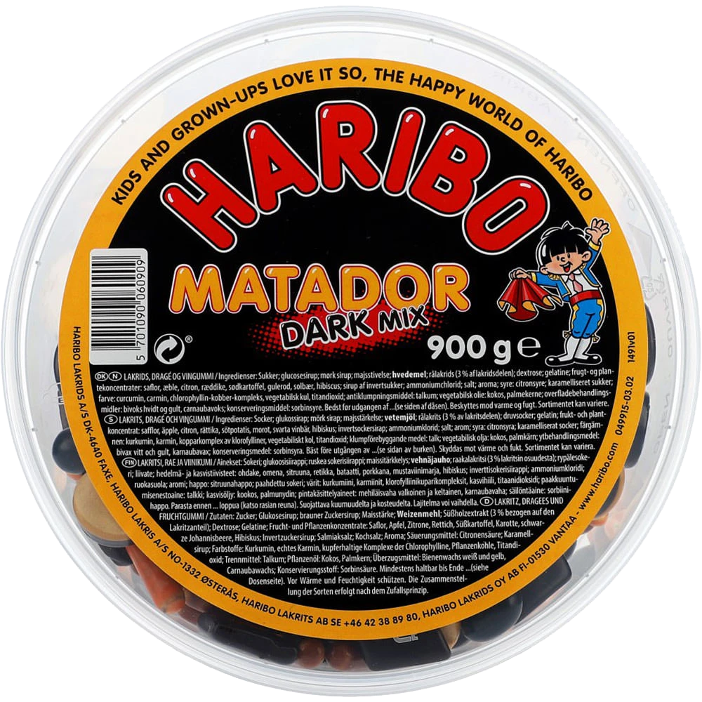 Haribo DK Matador Mix Dark