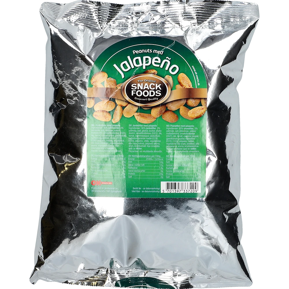 OK Snacks Peanuts Jalapeño
