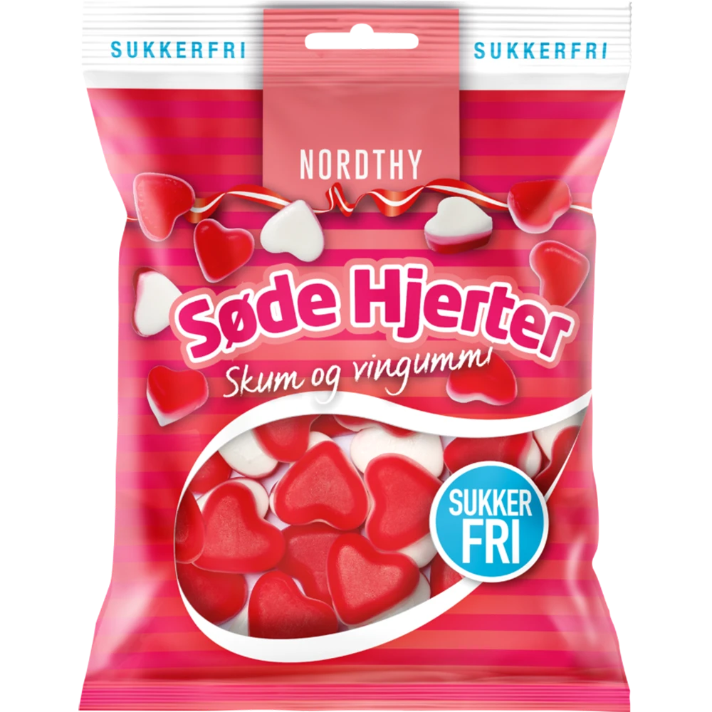 Nordthy Zuckerfrei Søde Hjerter
