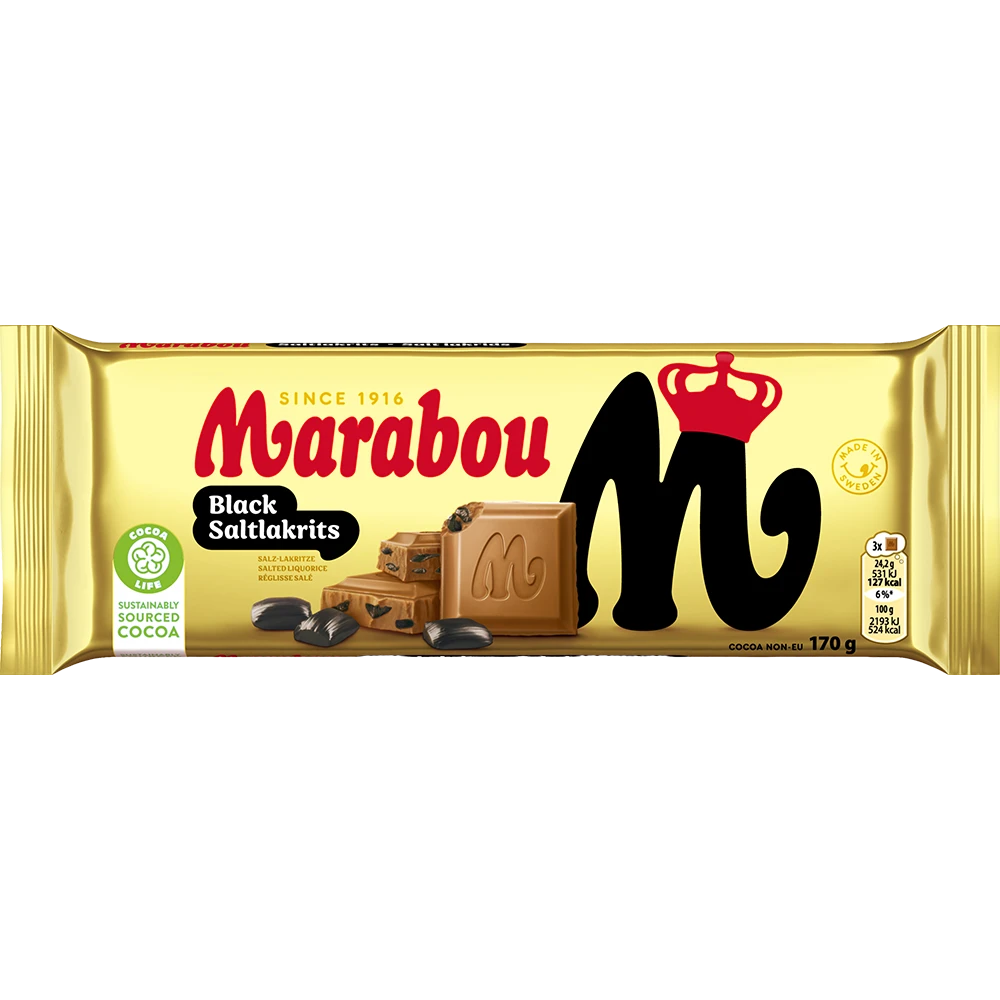 Marabou Black Saltlakritz