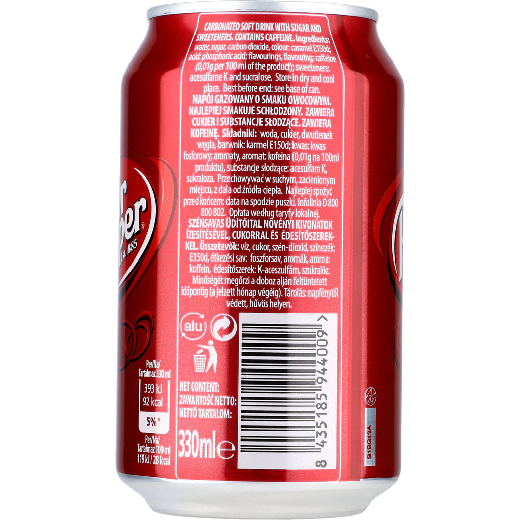Dr. Pepper 24x0,33L DS. zzgl. DPG Pfand